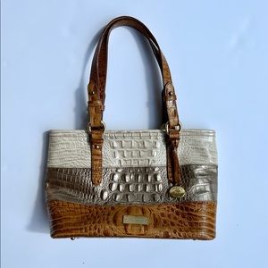 Brahmin tri colored purse